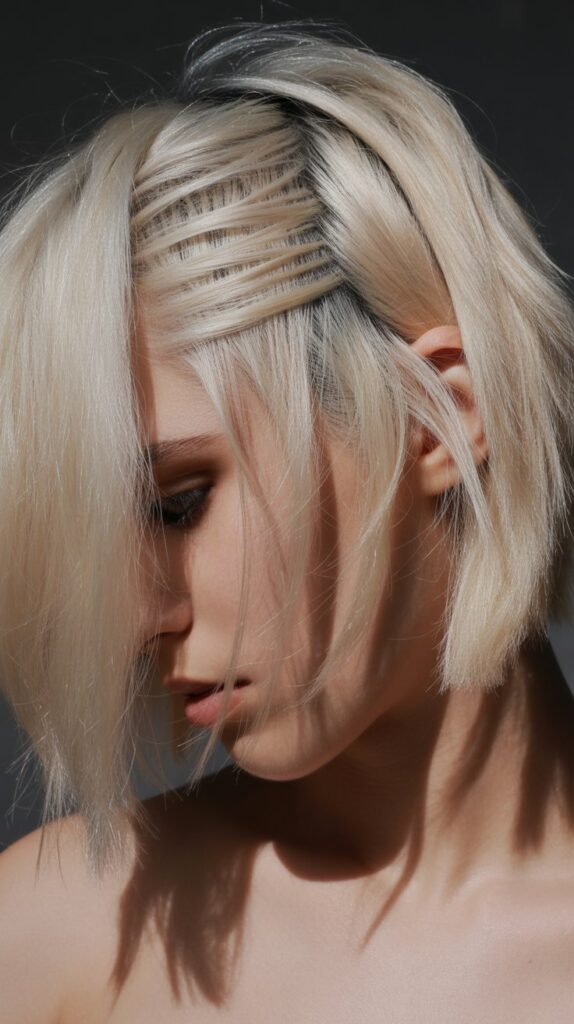 Choppy Bob with Disconnected Layers