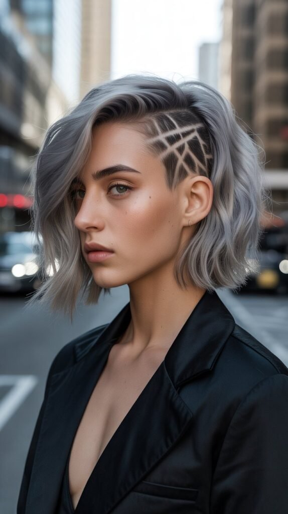  Choppy Bob with Undercut