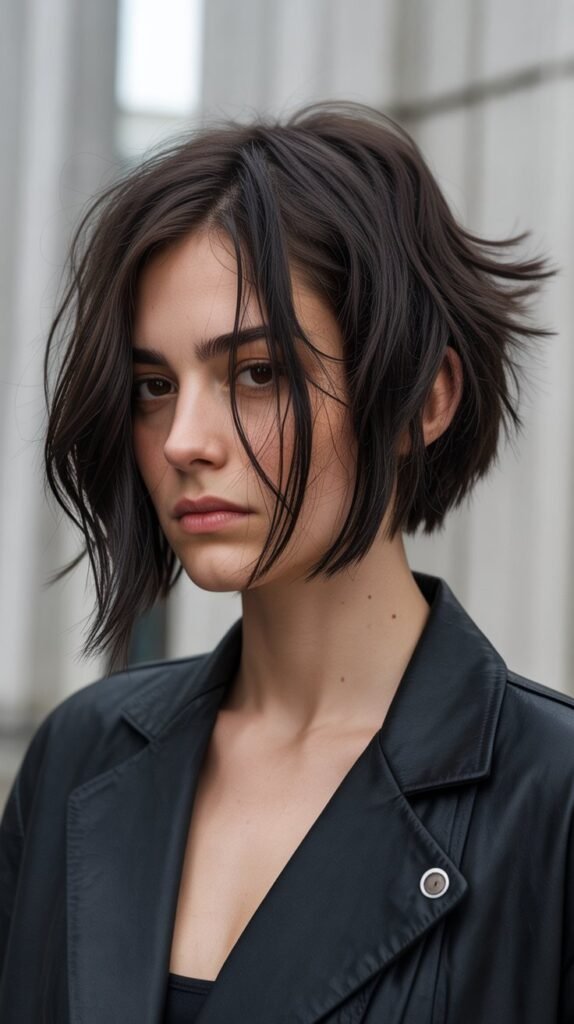 14. Choppy Bob with Disconnected Layers