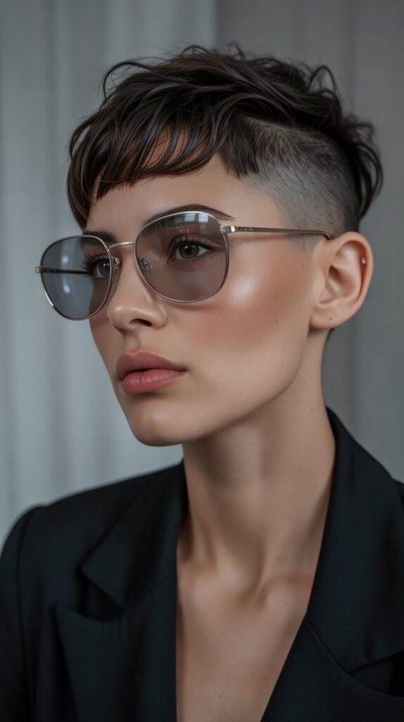 5. Pixie with Long Bangs and Undercut