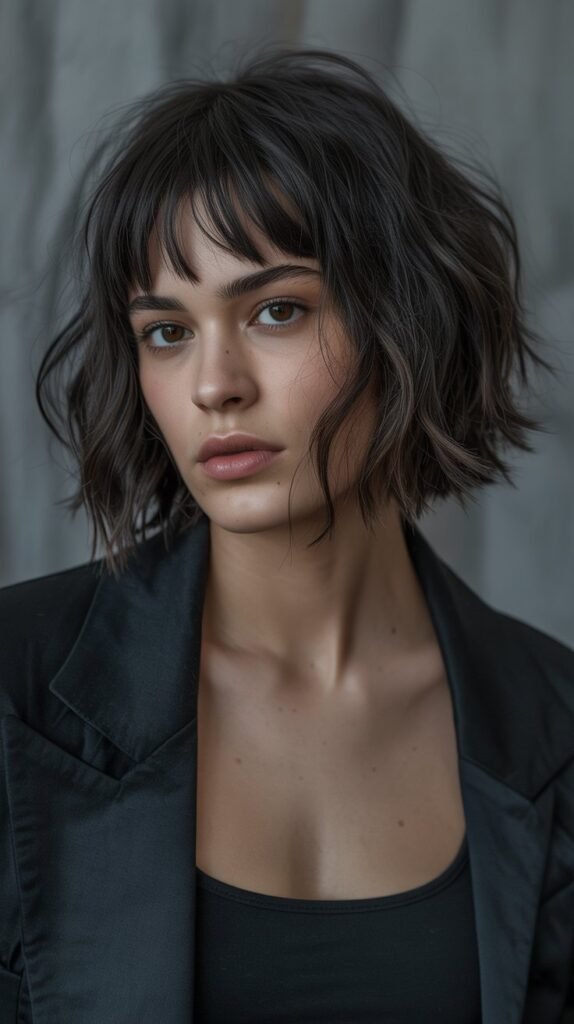 Choppy Bob with Micro Bangs