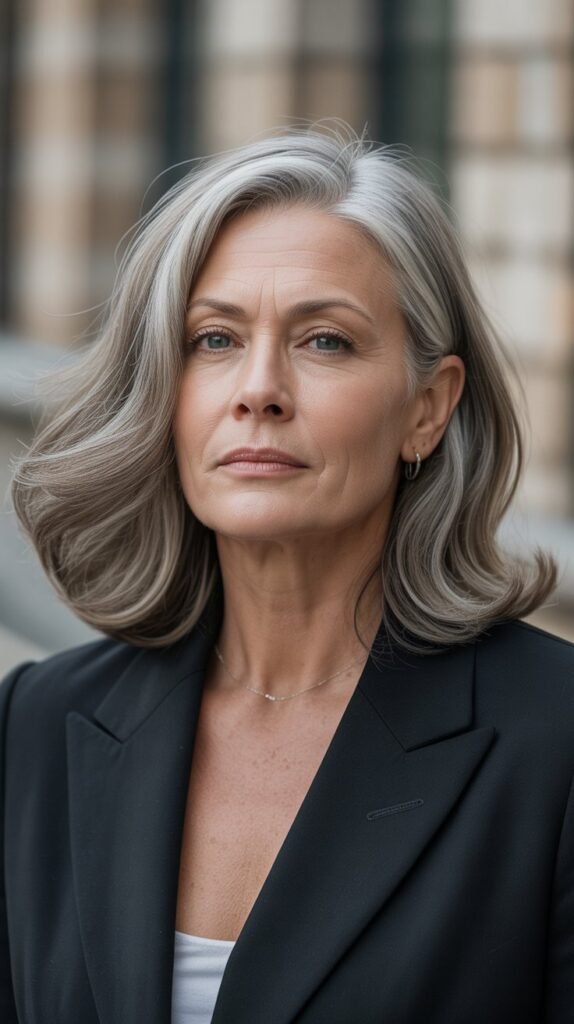 22. Ash Brown for Mature Hair