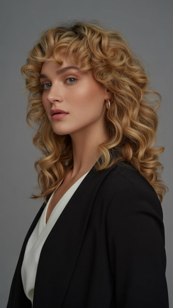 5. Elegant Half Ponytail with Volume