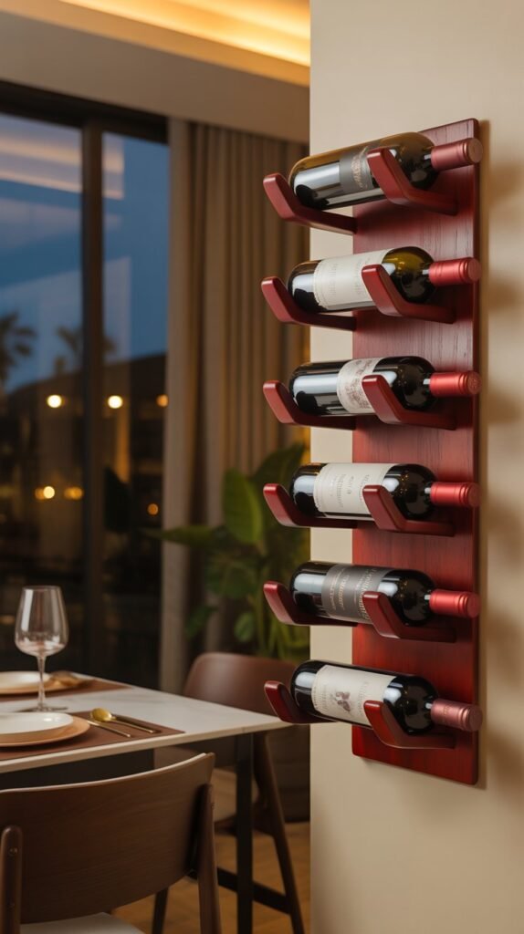 12. Wooden Wine Racks