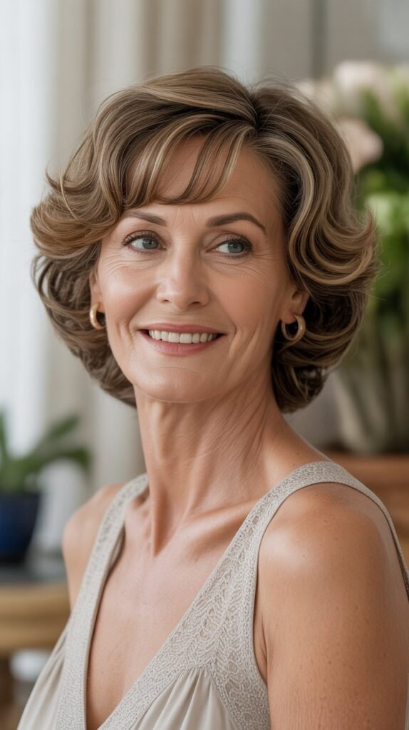 12. Soft Waves with Side Bangs