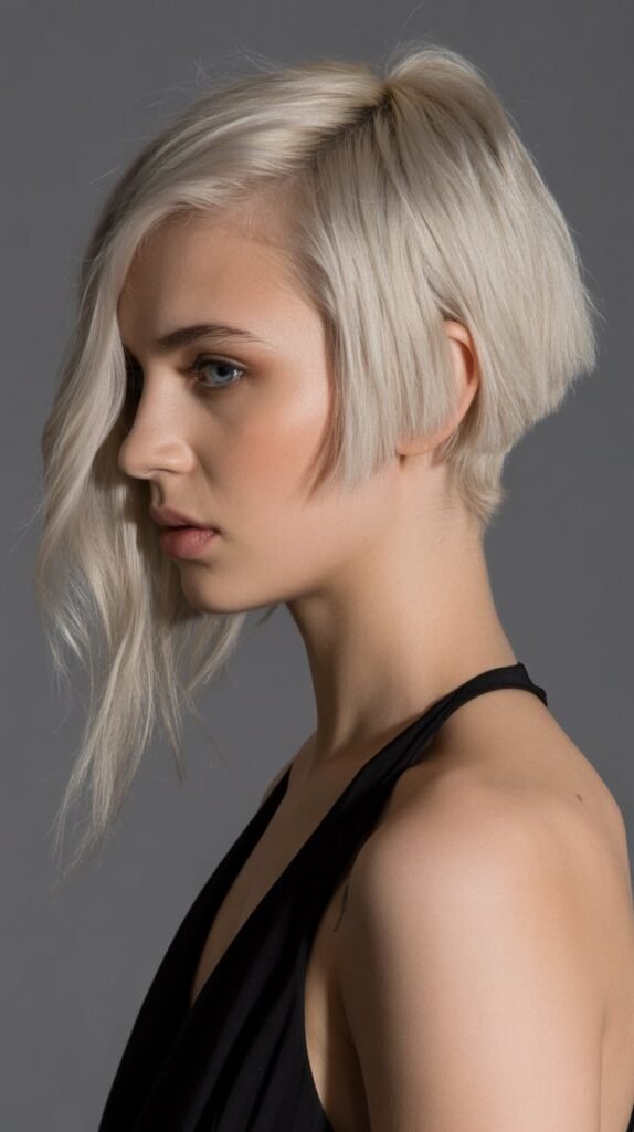 6. Asymmetrical Long Bob