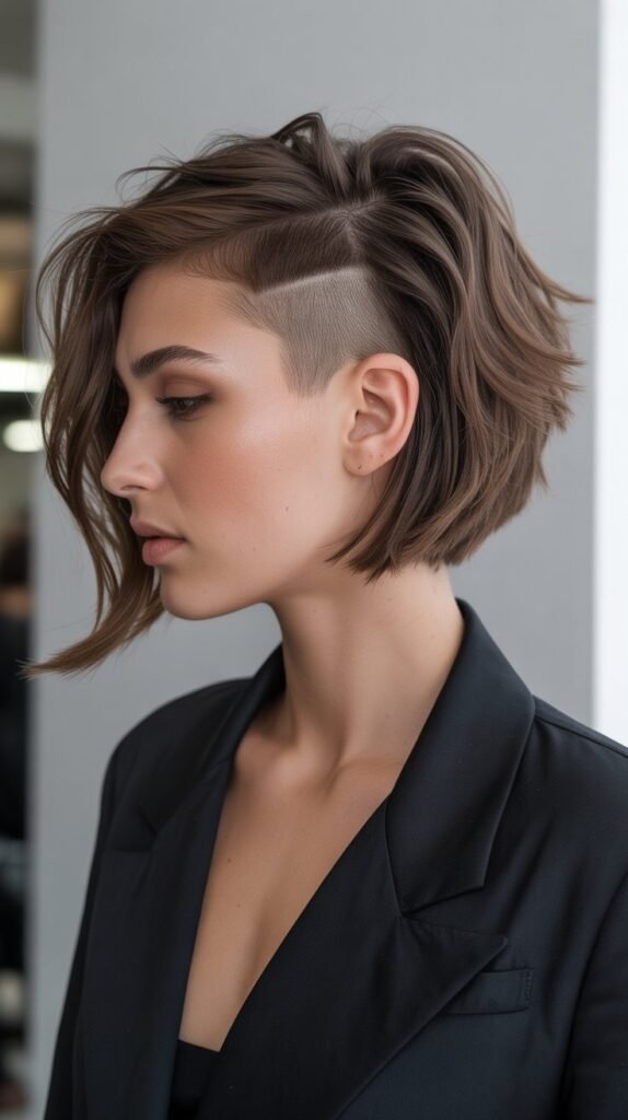 Choppy Bob with Undercut