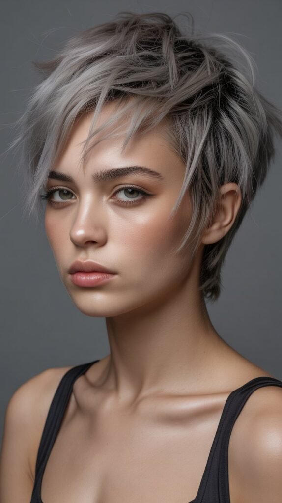 33. Disconnected Messy Pixie