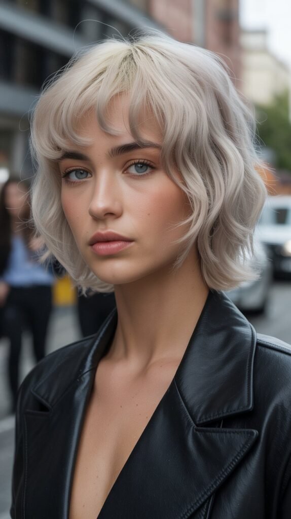 Layered Bob with Micro Bangs