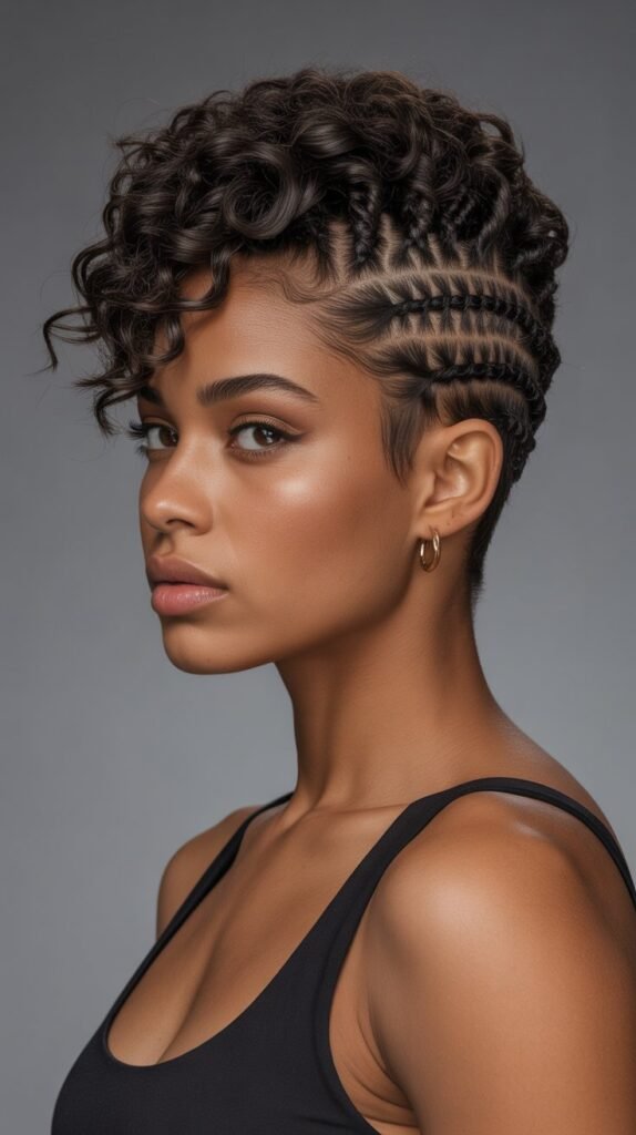 22. Faux Hawk with Flat Twists