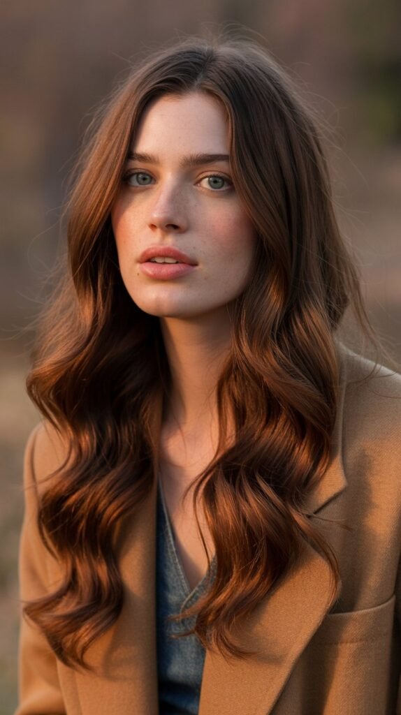 7. Auburn Brunette