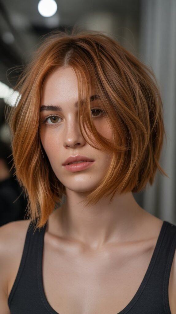 Choppy Bob with Face-Framing Layers