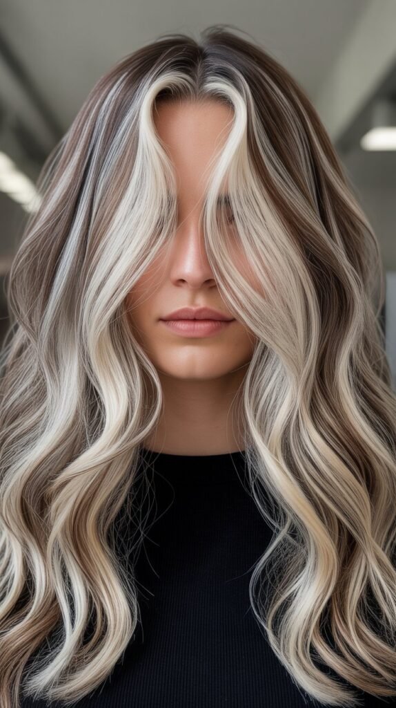 21. Ash Brown Money Pieces