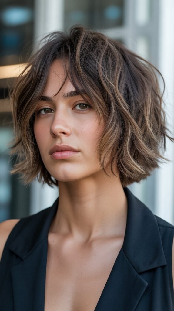 Choppy Bob with Balayage