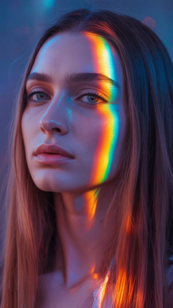 17. Mermaid Hair with Holographic Finish