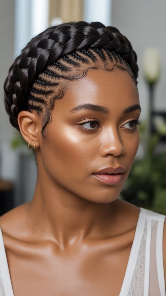 21. Halo Braid Crown