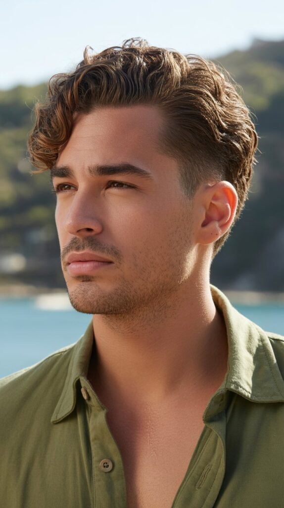 14. Side Part with Wave