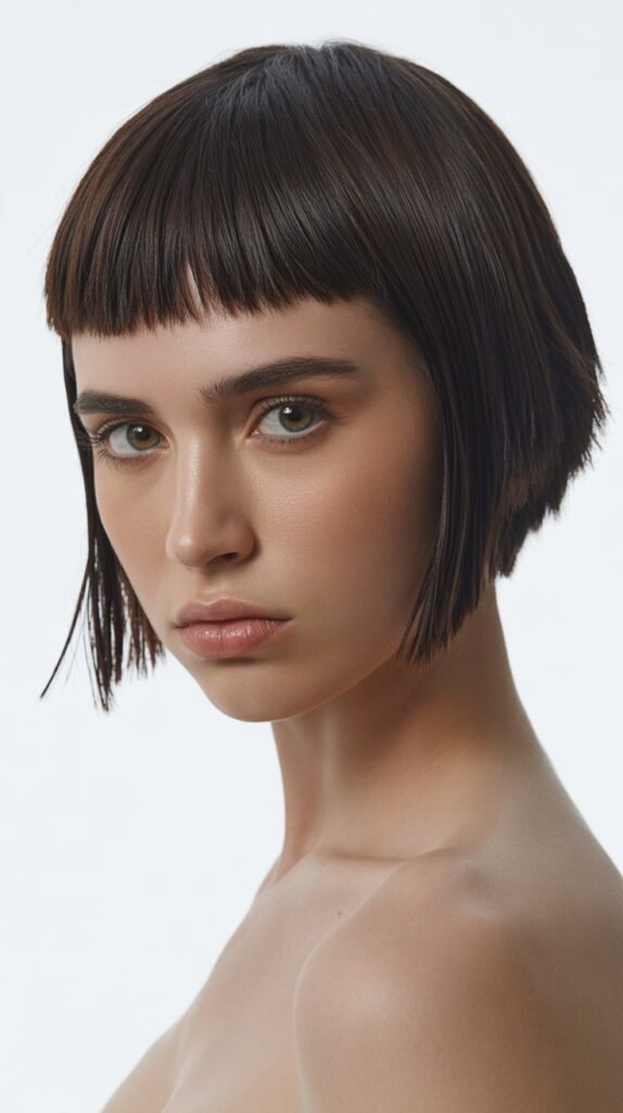 11. Choppy Bob with Micro Fringe