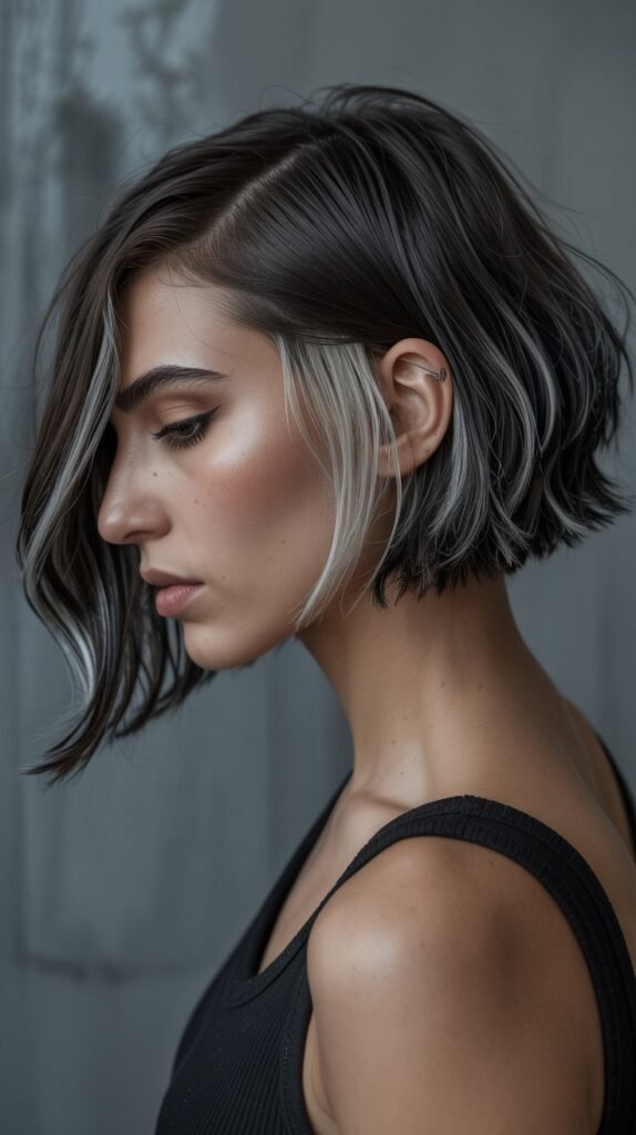 4. Choppy Bob with Undercut