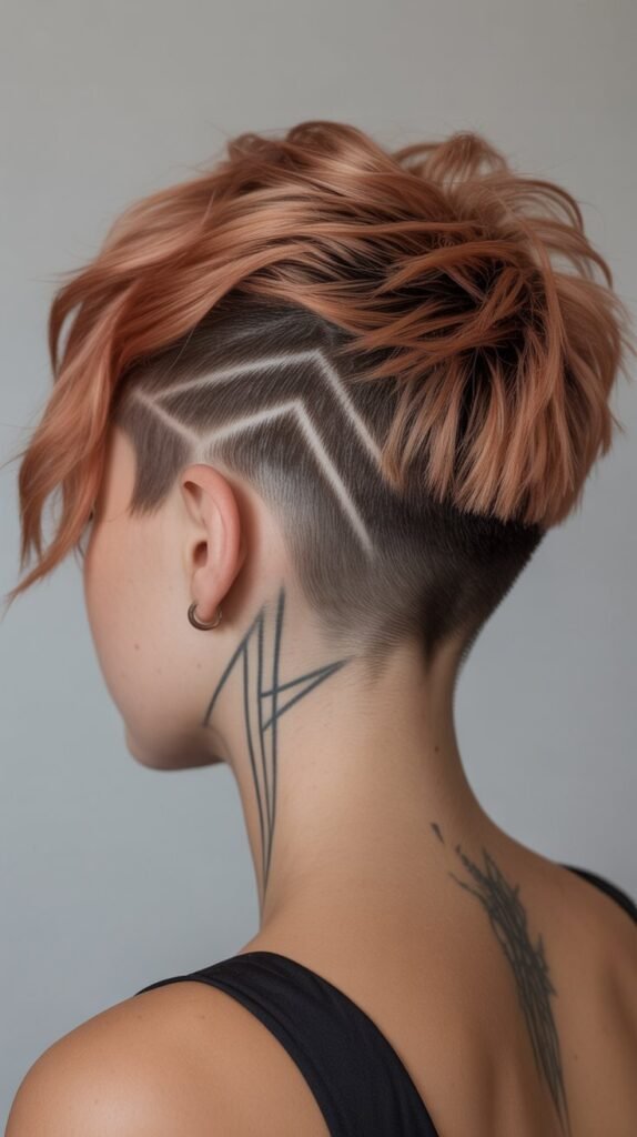 4. Undercut Messy Pixie