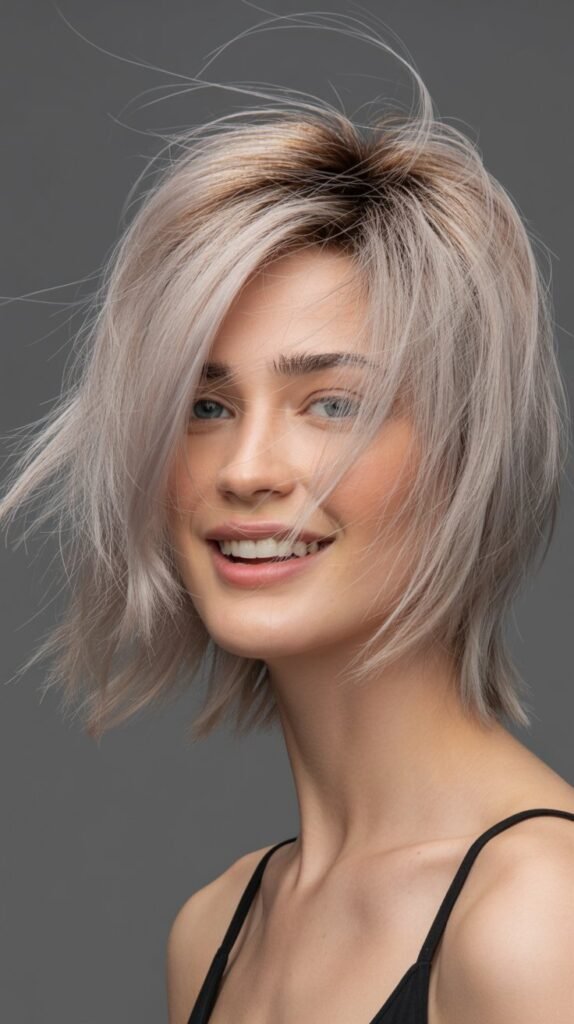 12. Textured Choppy Lob with Root Lift