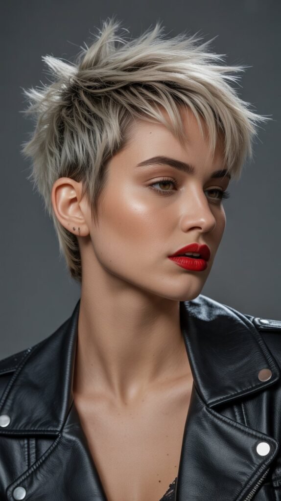 7. Spiky Messy Pixie