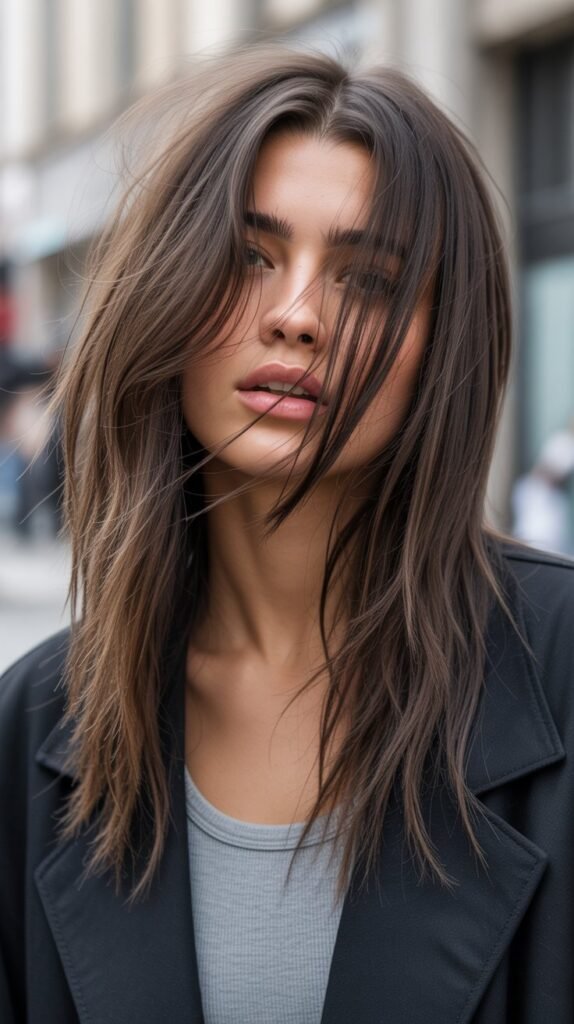 16. Long Hair with Choppy Layers