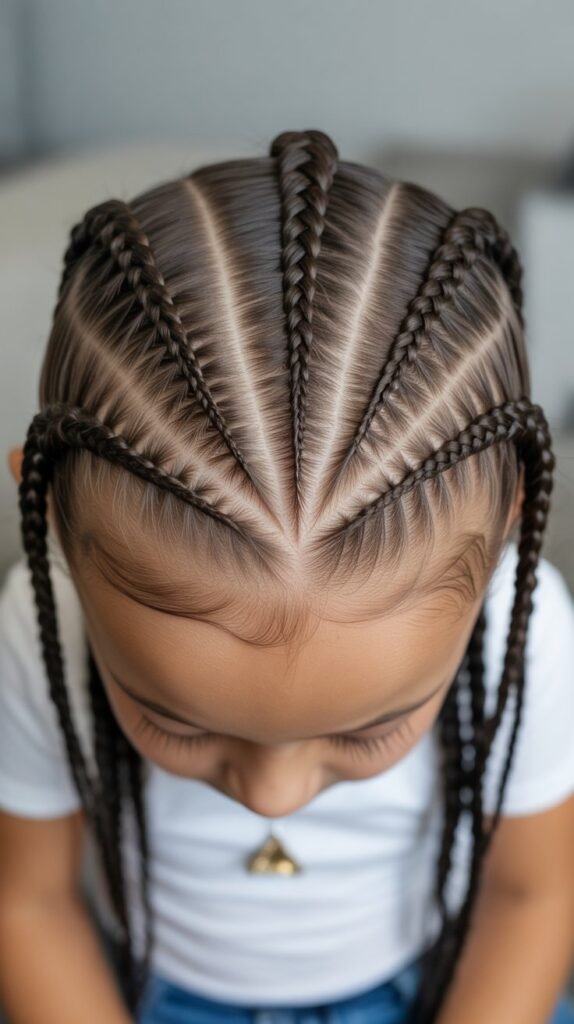 16. Triangle Part Cornrows