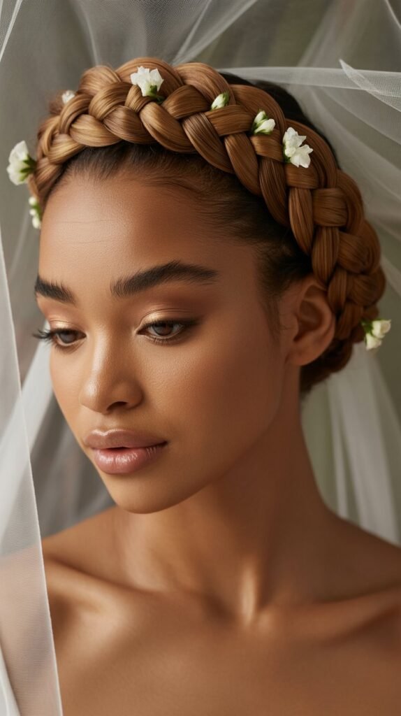 25. Halo Braid (Crown Braid)