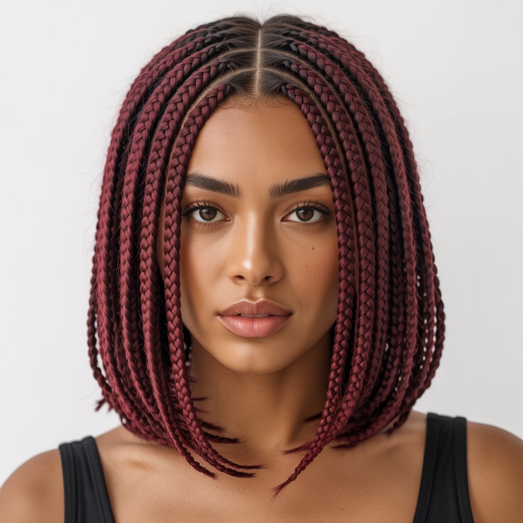 14. Bob Box Braids