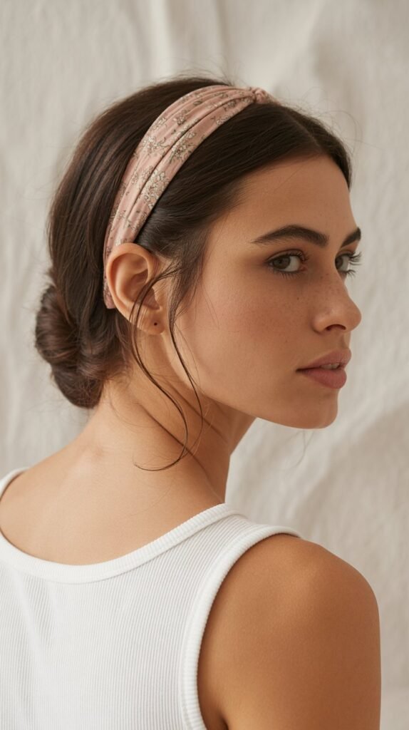 10. Quick Headband Tuck