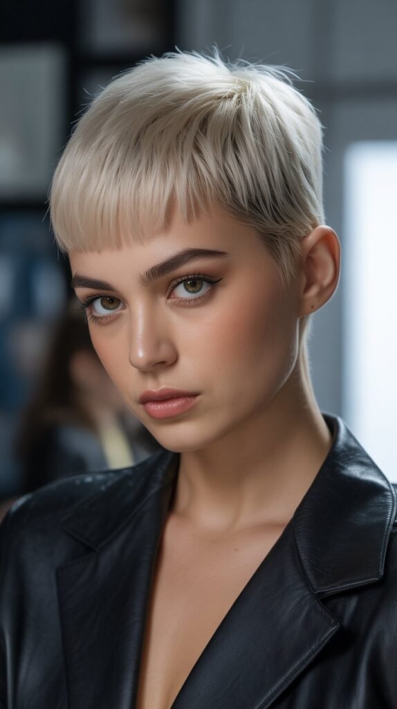16. Micro Fringe Pixie: Bold and Statement-Making