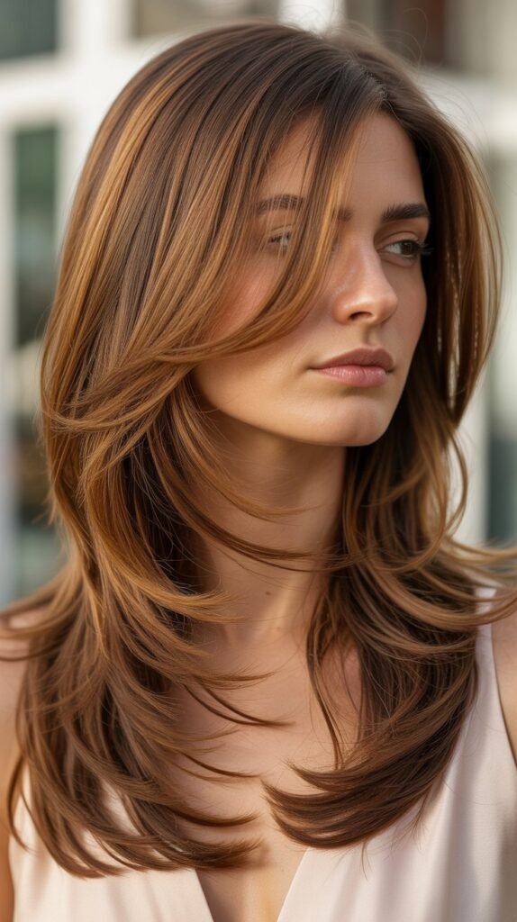 1. Long Layered Haircut
