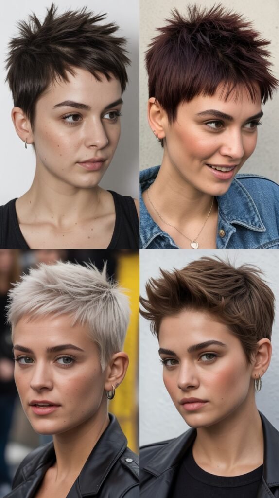 15. Pixie with Long Bangs