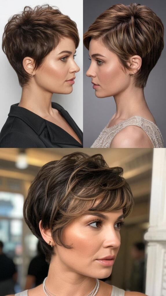 19. Voluminous Crown Pixie