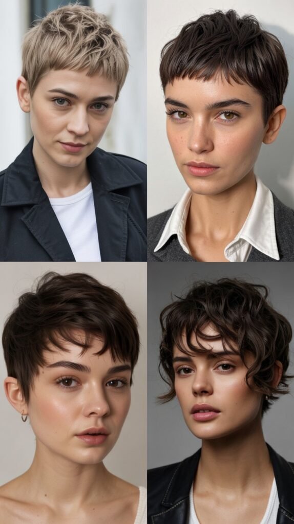 24. Textured French Crop Pixie