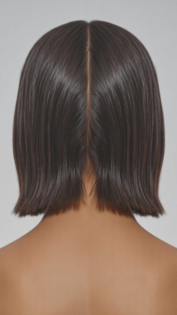 8. Blunt Cut with Long Hair