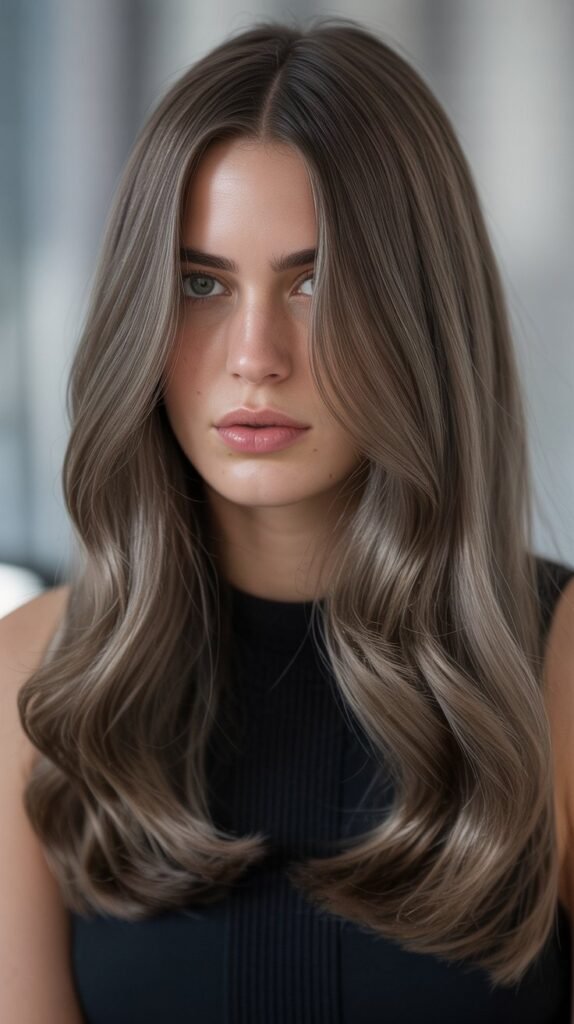 3. Ash Brown: The Cool-Toned Grey Neutralizer