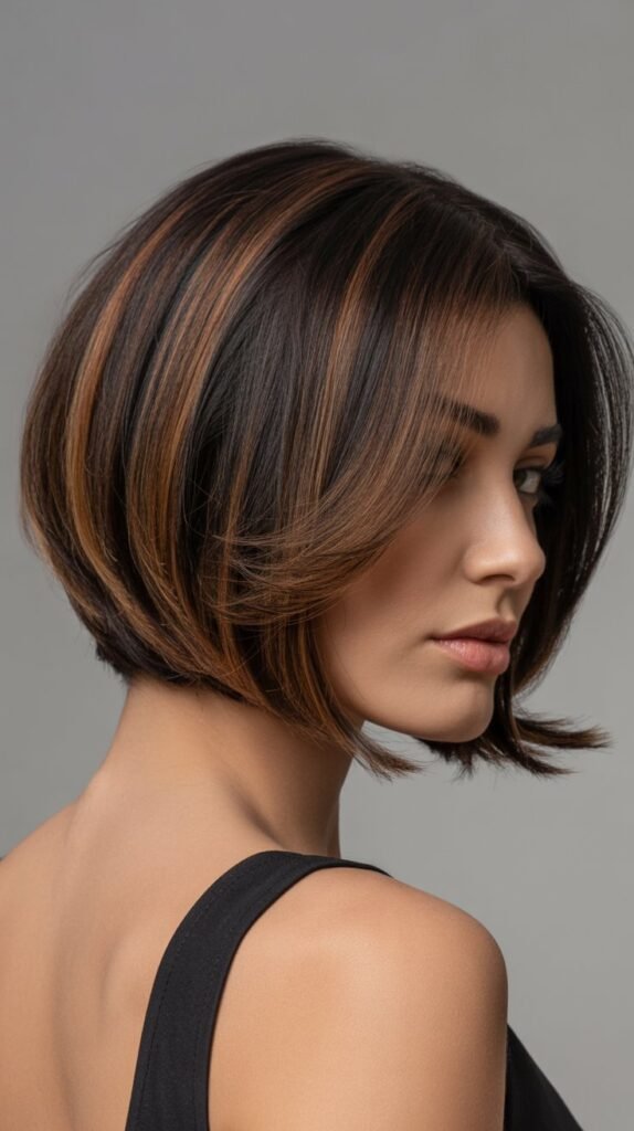 27. Inverted Bob with Lowlights and Dimensional Stacking
