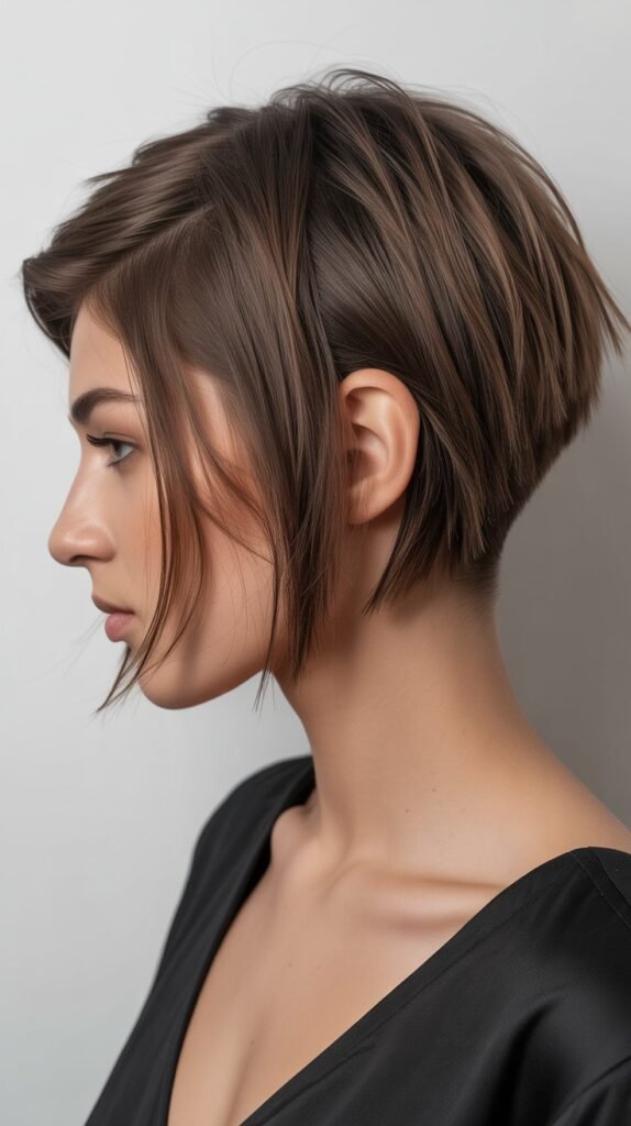 19. Inverted Shaggy Choppy Bob