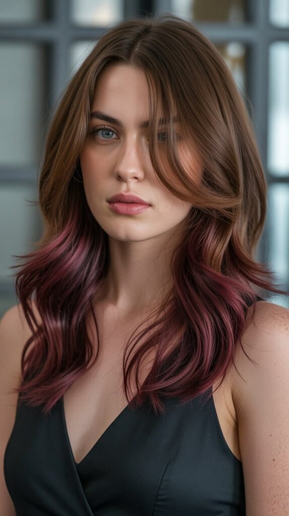 13. Burgundy-Tinted Depth