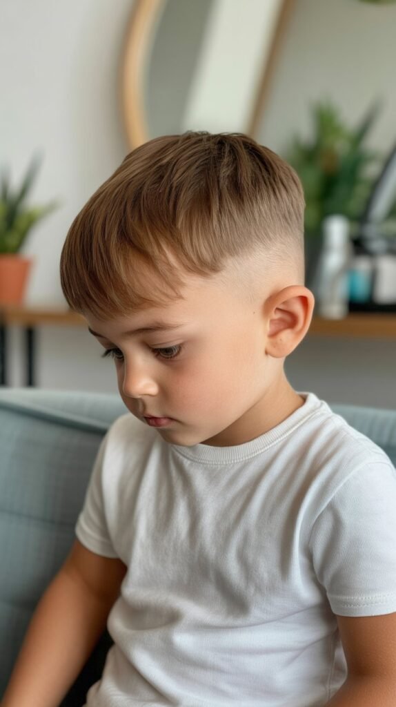 28. Blended Fade with Length on Top