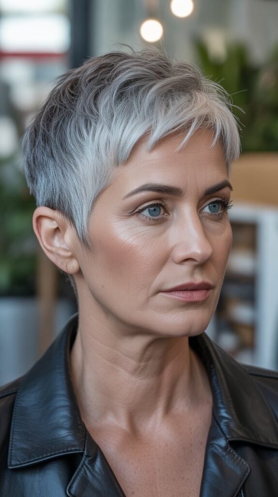 21. Icy Platinum and Shadow Root Technique