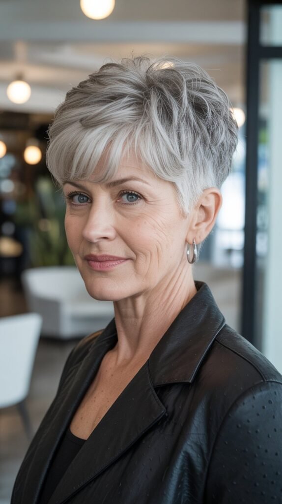 37. Textured Crop with Fringe