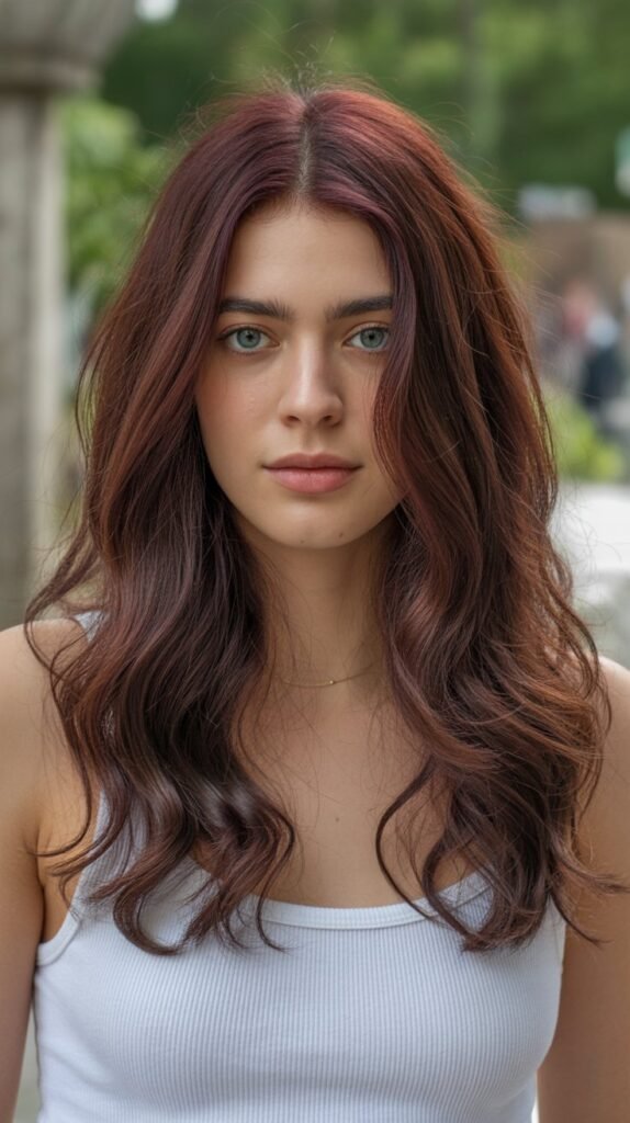 15. Subtle Burgundy Tint