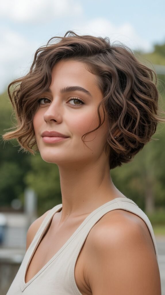 29. Wavy Pixie with Loose Texture