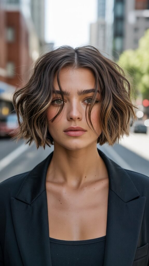 11. Messy Choppy Bob