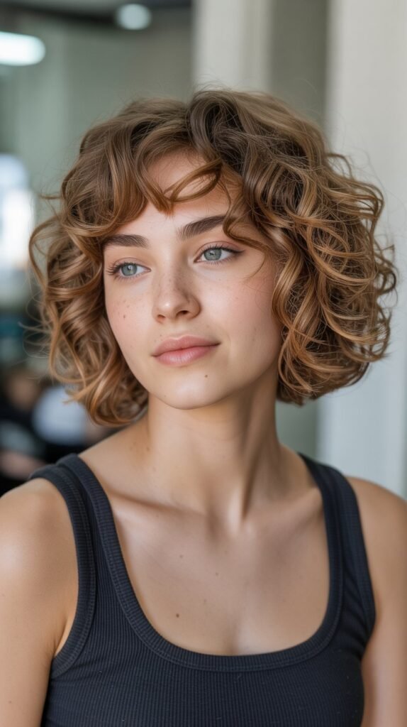 20. Curly/Permed Bob