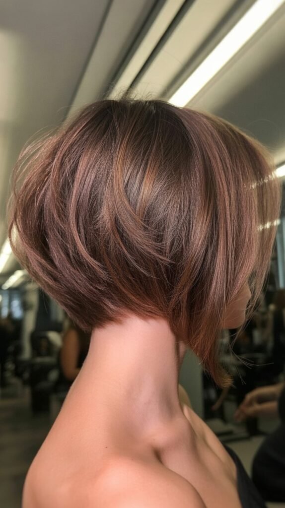  Choppy Bob with Volume at Crown