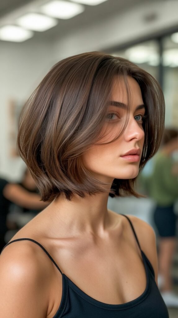 Classic Choppy Bob with Textured Layers